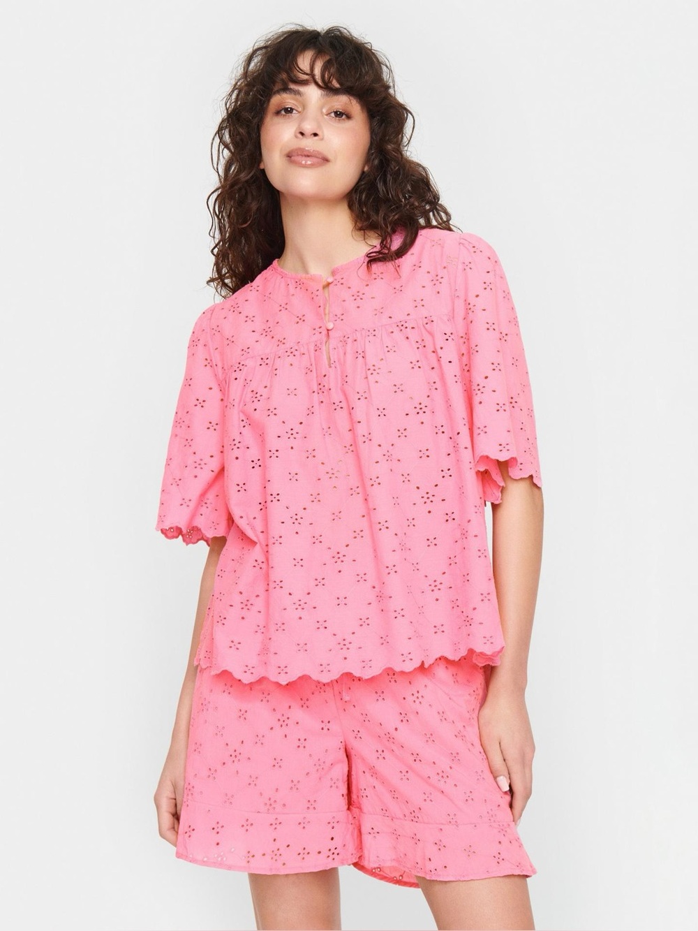 Saint Tropez Pink Esme Set (shirt & shorts sold together)